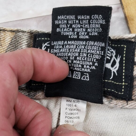 Adjustable Waist Camouflage Denim RealTree Pants Straight Leg Boys Size 10 - Picture 4 of 13